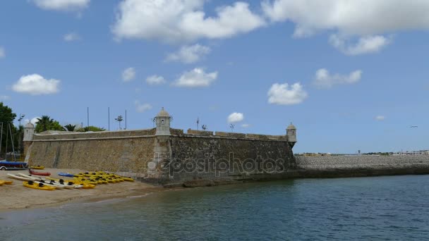 Fort da Ponta da Bandeira, Lagos — стокове відео