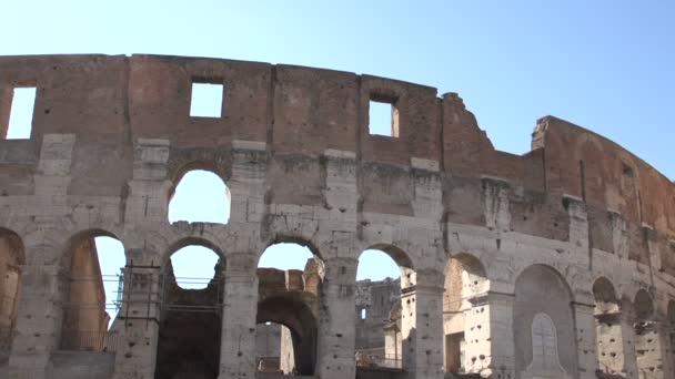 Imagens traseiras do Coliseu — Vídeo de Stock