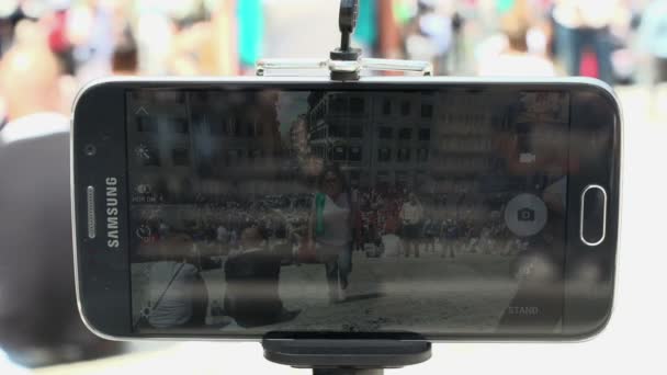 Montre mobile depuis les marches espagnoles — Video