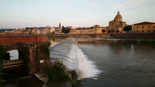 Ancient Ponte Vecchio — Wideo stockowe
