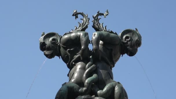 Estatua de Cosme en Medici — Vídeo de stock