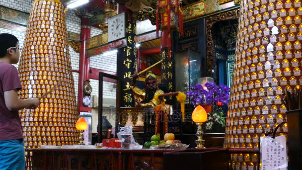 Templo de Hsinchu Cheng Huang — Vídeo de Stock