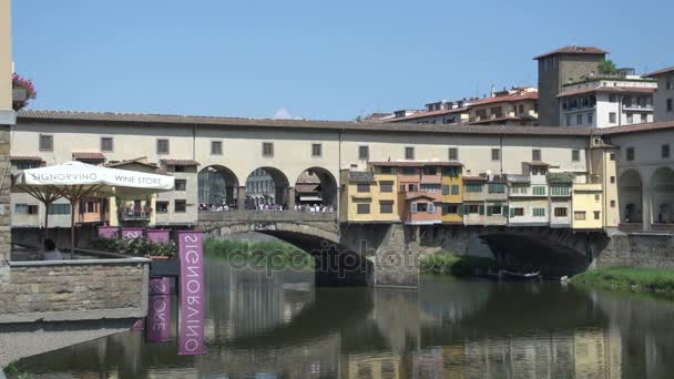 Ancient Ponte Vecchio — стокове відео