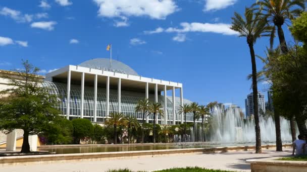 Palau de la Musica de Valencia — стокове відео