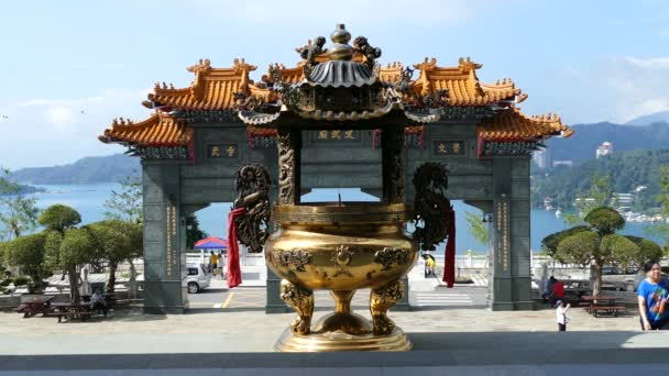 Wenwu Templo exterior — Vídeos de Stock