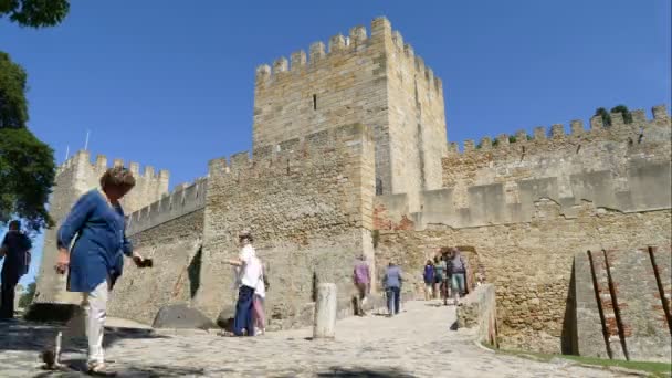 Castelo de São Jorge — Vídeo de Stock