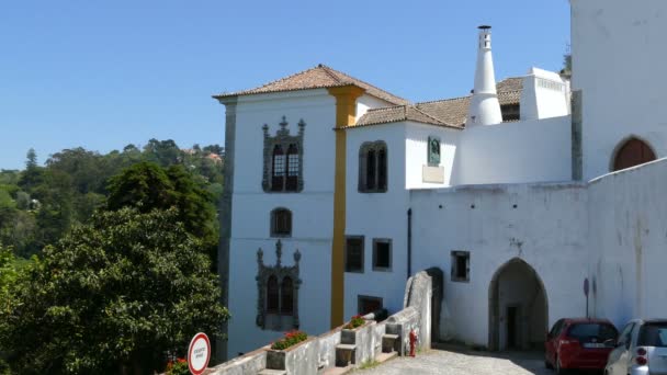 Beautiful Palace of Sintra — Stock Video