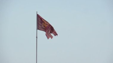 Venedik rüzgarda sallayarak bayrak