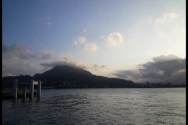 Tamsui Nehri gün batımında 