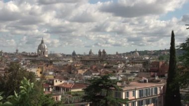 Pincio kare Roma'dan görünümünü,  