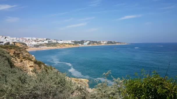 Plage d'Albufeira depuis le sommet de la colline 