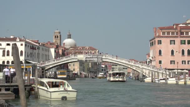 Ponte degli Scalzi and Ferries in Venice Italy