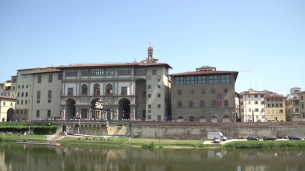 Vista panorámica desde el Museo Galileo — Vídeo de stock