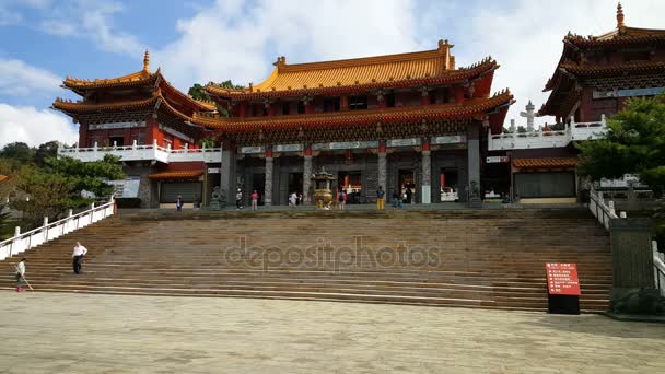 Wenwu Templo exterior — Vídeo de stock