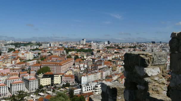 Sao Jorge Castle — Stock Video