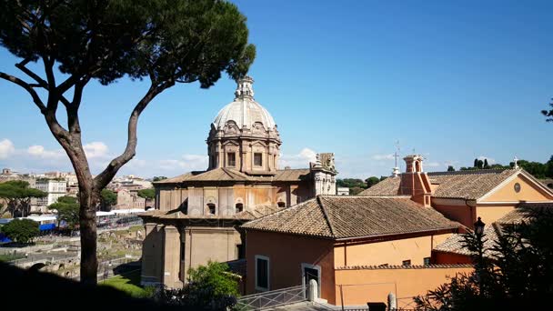 Palatino, colina palatina — Vídeos de Stock