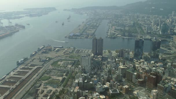 Skyline de cima Tuntex skytower — Vídeo de Stock