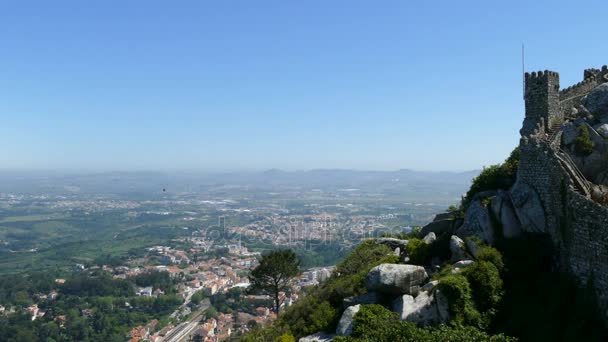 Historiska staden Sintra — Stockvideo