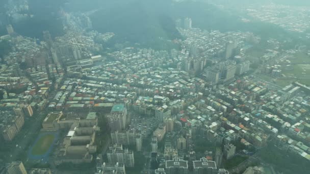 Θέα από το κτίριο της Ταϊπέι 101 — Αρχείο Βίντεο