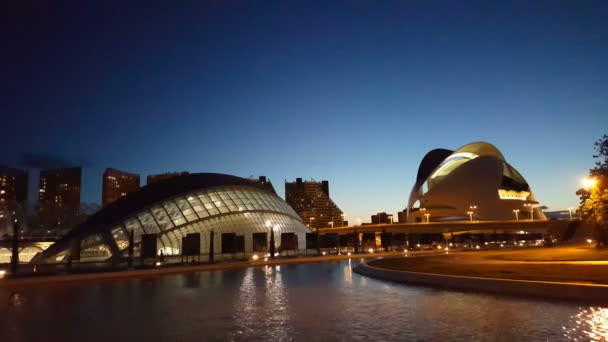 Cidade das Artes e Ciências — Vídeo de Stock