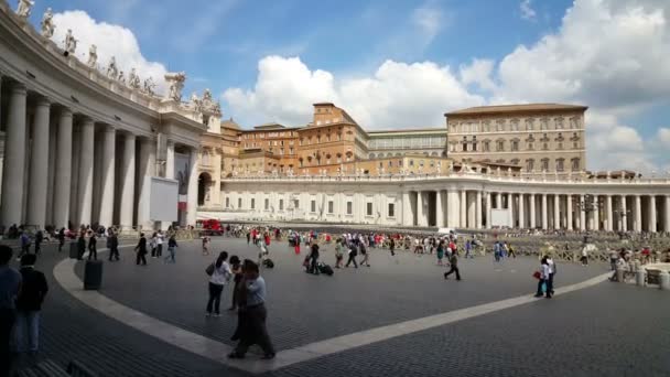 Piazza San Pietro — Video Stock