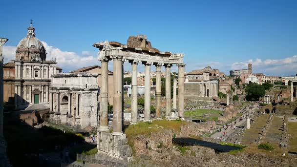 Palatino, colina palatina — Vídeos de Stock