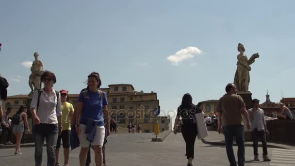 Ponte Santa Trinita — Wideo stockowe