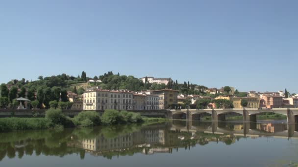 Ponte Santa Trinita — Wideo stockowe