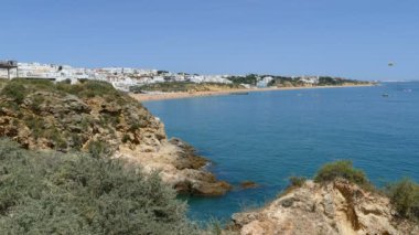 Carvoeiro sahil görünümünü