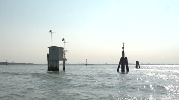 Vista del mar desde el ferry — Vídeo de stock