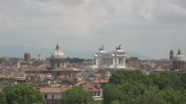 Incredibile vista su Roma — Video Stock