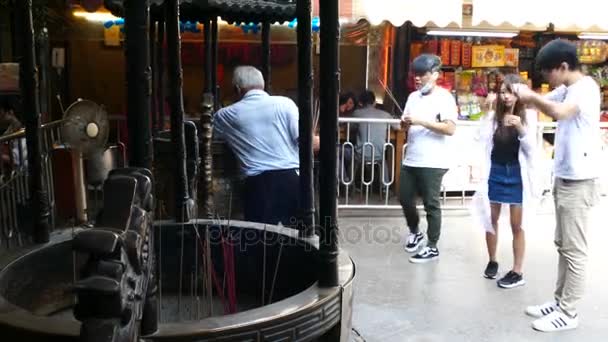 Хуан Чен Сіньчжу храм — стокове відео