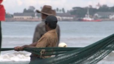 Mirissa limanında görünümünü su