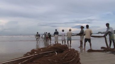 Mirissa limanında görünümünü su