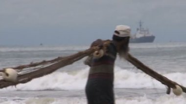 Mirissa limanında görünümünü su