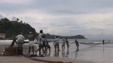 Mirissa limanında görünümünü su