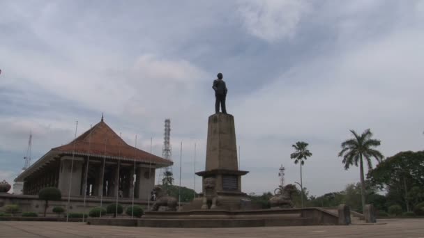 Images Des Rues Sri Lanka Pendant Journée — Video