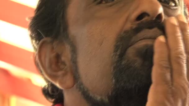 Sri Lankalı adam — Stok video