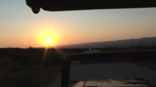 Tournage Coucher Soleil Afrique Sud — Video