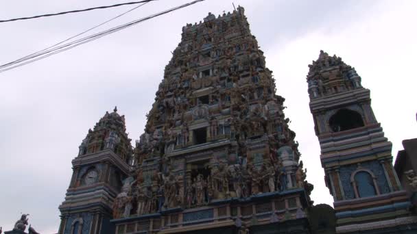Starobylé hinduistického chrámu — Stock video