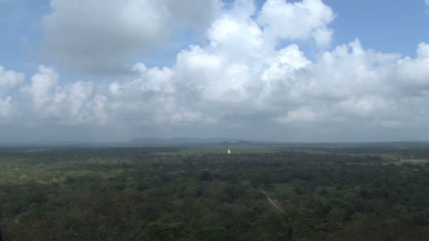 Burcht op Sigiriya lion's rock — Stockvideo