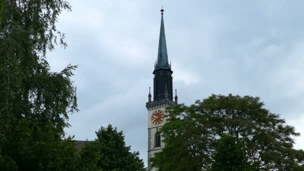 Iglesia San Jakob Cham Suiza — Vídeos de Stock