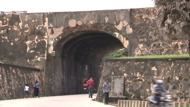 Images Des Rues Sri Lanka Pendant Journée — Video