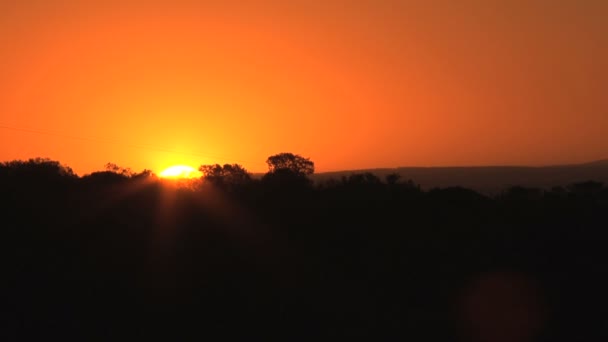 Sunset África do Sul — Vídeo de Stock