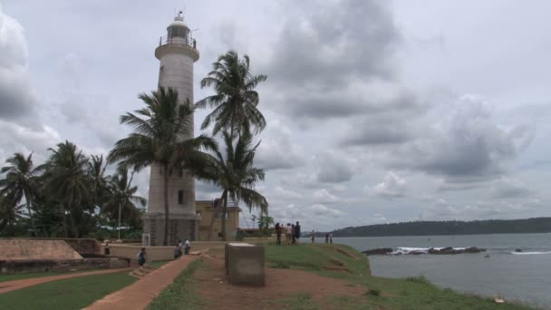 Sonniger strand in sri lanka — Stockvideo