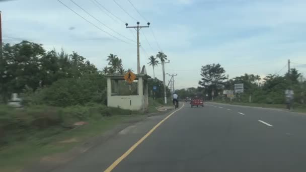 Filmagem Das Ruas Sri Lanka Durante Dia — Vídeo de Stock