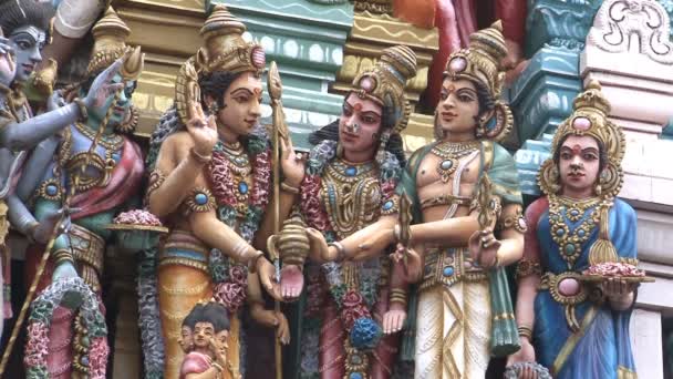 Antik hindu Tapınağı — Stok video