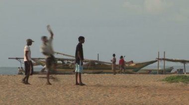 Mirissa limanında görünümünü su