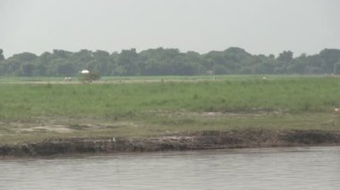 Nehri boyunca balıkçı köyleri