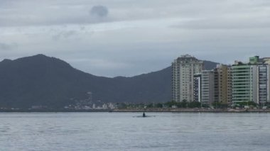 Florianopolis, manzarası Beira-Mar avenue görüntüleri